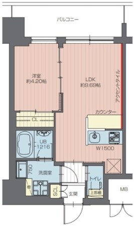 プレジオ亀有の物件間取画像